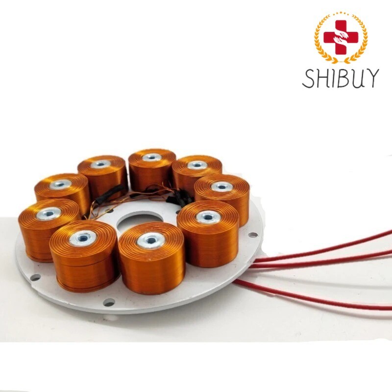 104x25MM Disc Generator Strong Magnetic Low Speed Multi-Pole 3-Phase Alternator
