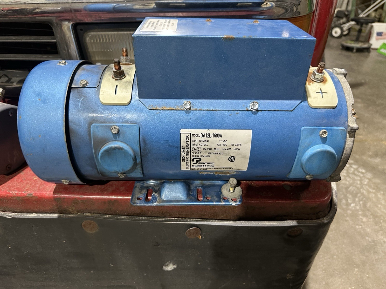 Pacific Scientific Redi Line 12v 1600w Generator