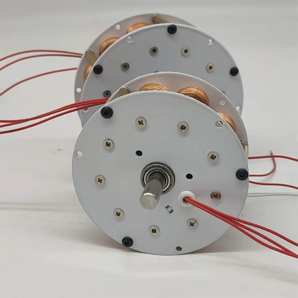Double-Layer Disc Type Iron Core Generator Permanent Magnet Brushless Generators