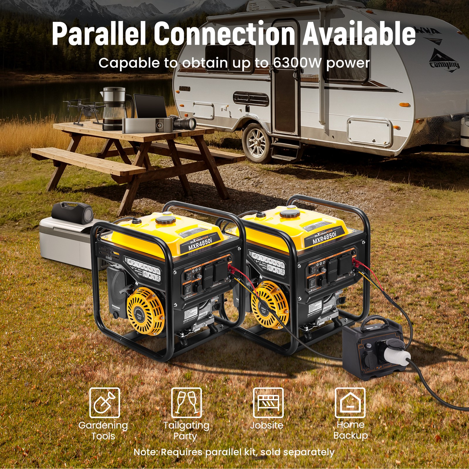 New 2300 Watt Portable Generator Super Quiet Inverter Generator For RV Camping