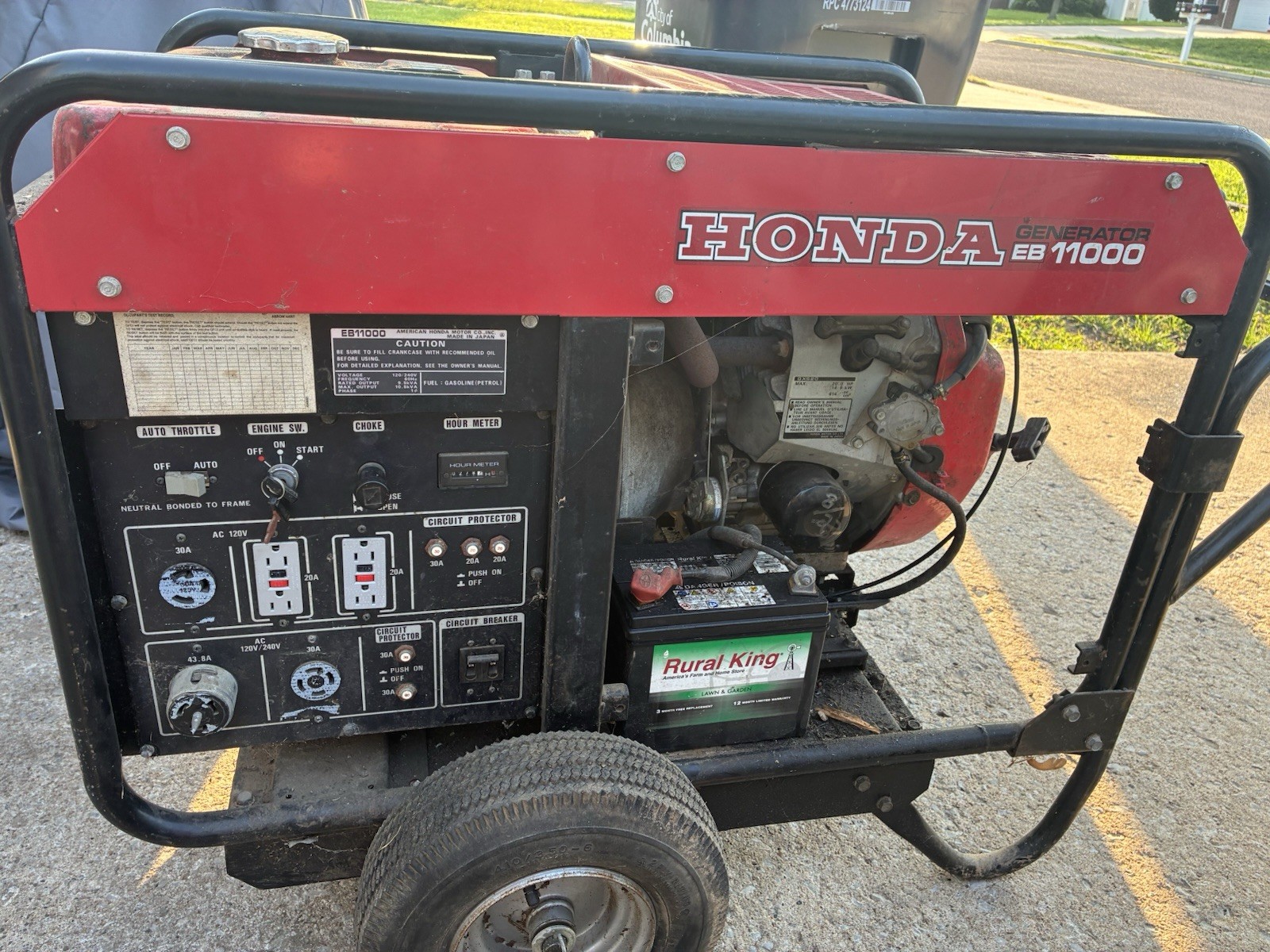 Honda EB11000 Industrial Grade Generator