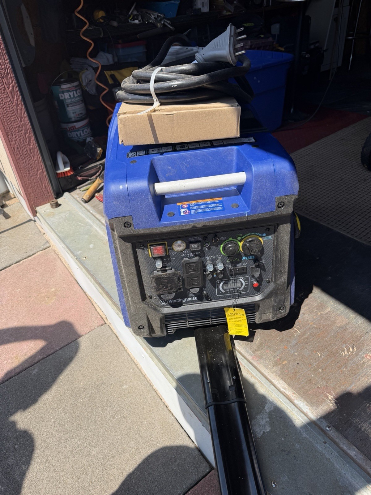 Westinghouse iGen4500DF Dual Fuel 4.5kW Portable Inverter, Electric Start