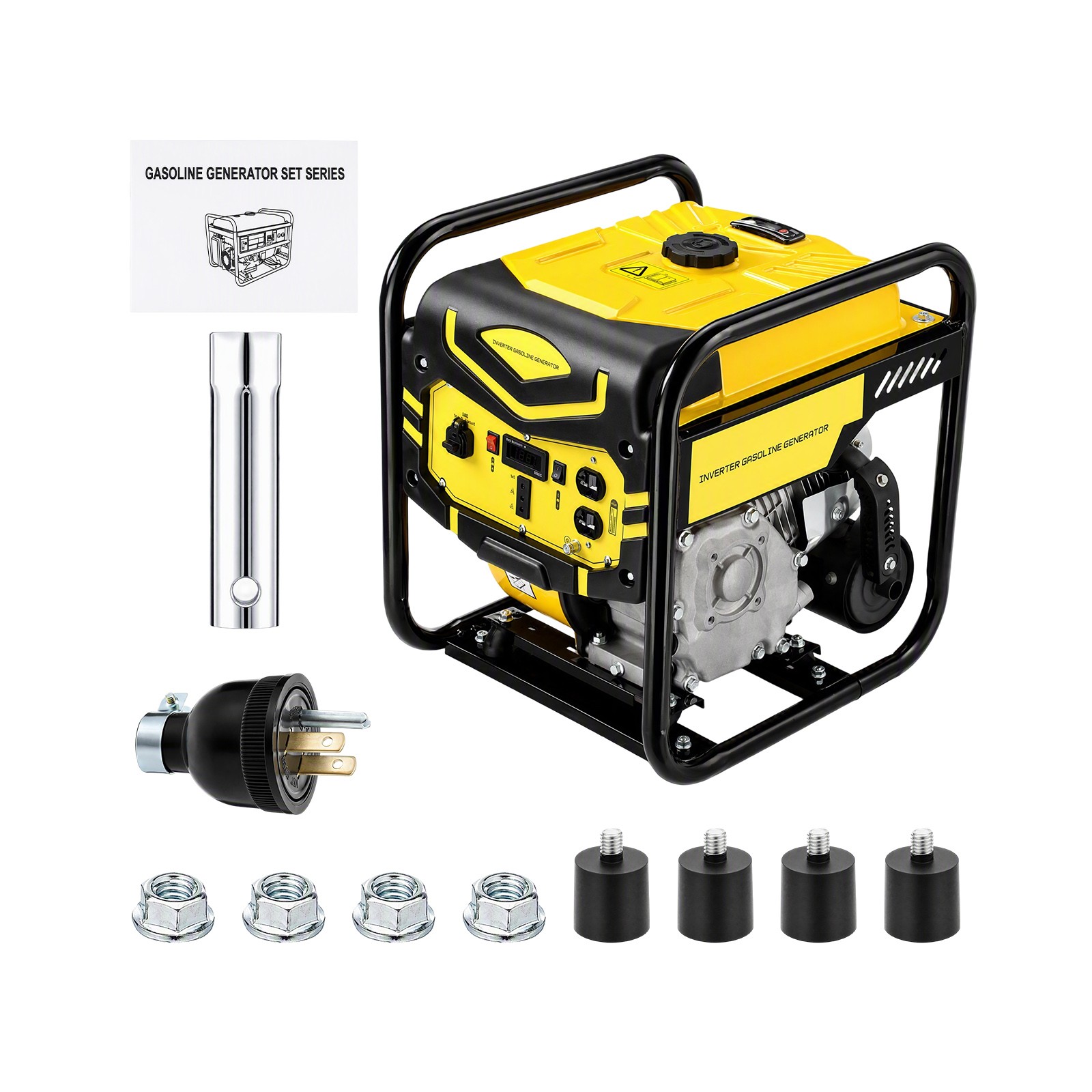 2800W Inverter Generator Gas Powered Quiet Portable for Home Backup Job Site