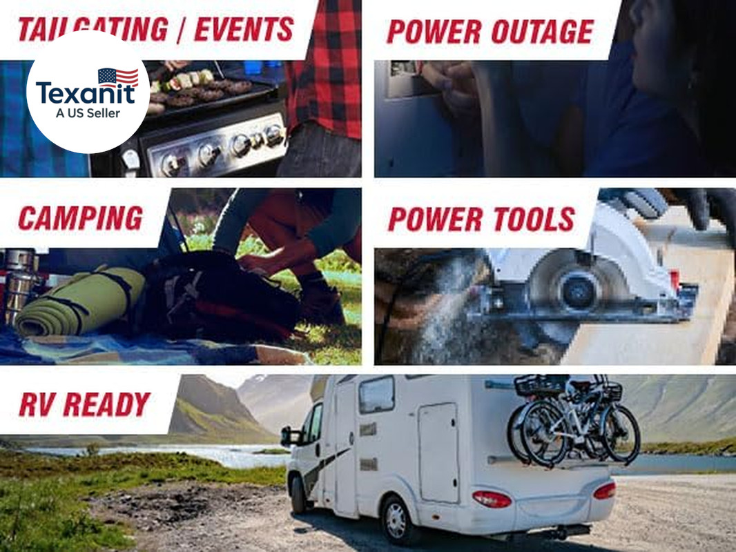 Quiet Inverter Generator, 2600W RV Ready, EPA & CARB Compliant CO Sensor, Portab