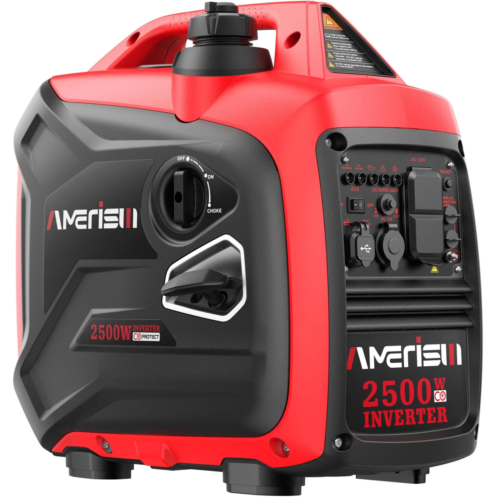 AMERISUN AM5020C 2500W Portable Inverter Generator CO Sensor Ultra Quiet EPA