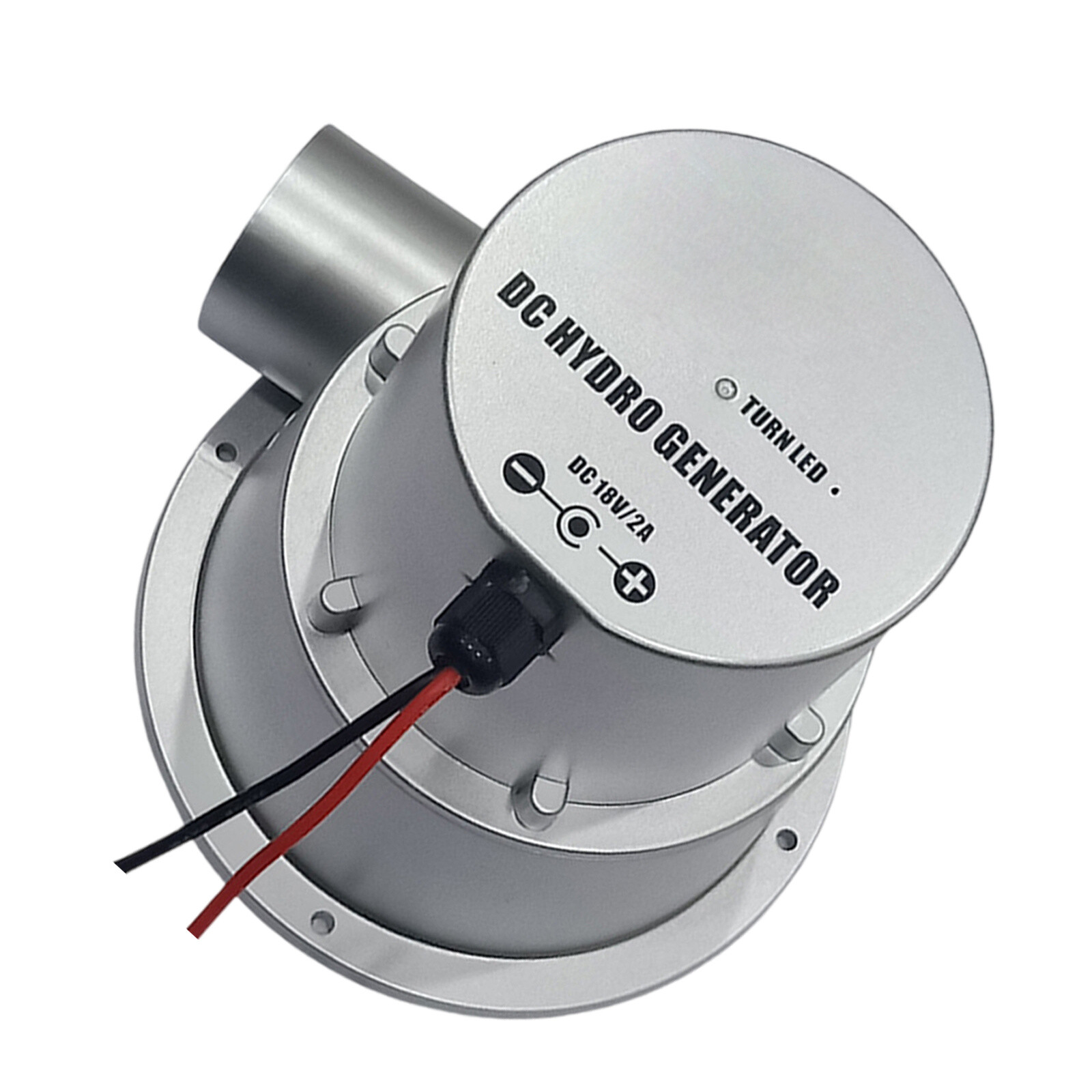 DC18V 50W Mini Portable Hydroelectric Power Turbine Water Flow Hydro Generator