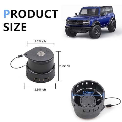 Locking Gas Cap Lock And Key For Bronco, Anti-Theft Locking Fuel Cap Gas Tank