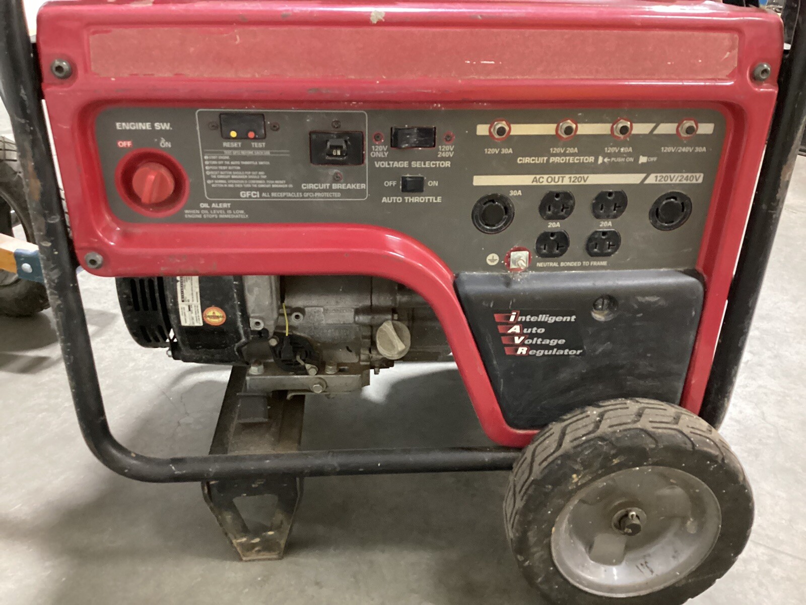 Honda EB6500X Generator 6500 Watts 120/240 Volts