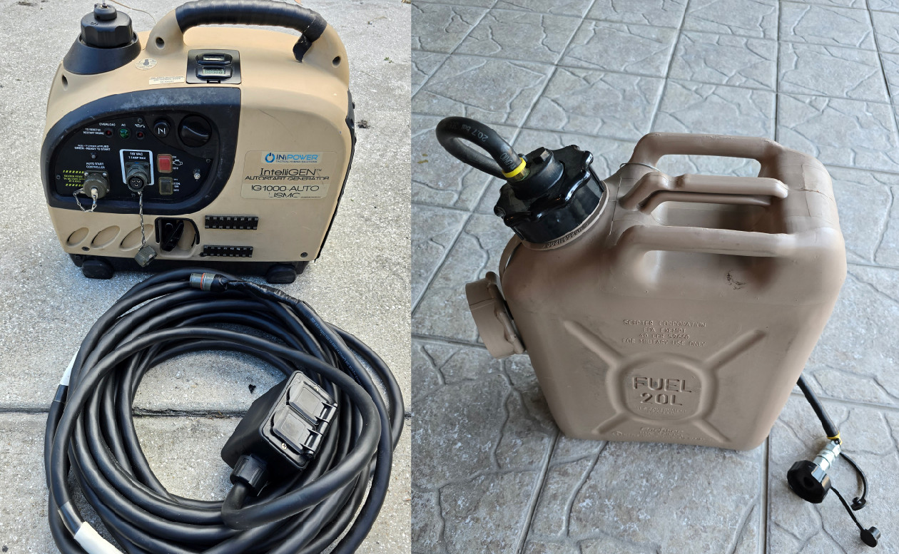 Ini Power IntelliGEN Flex-Fuel Generator IG1000-ICMF 12 Hours w/ Fuel Tank