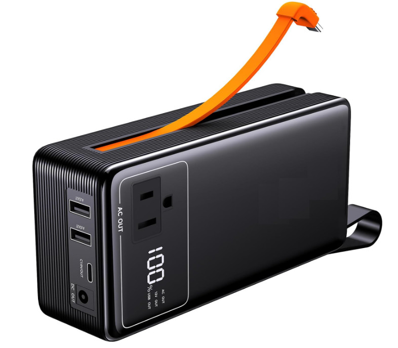 Generador mini portátil 99.9Wh AC Type-C 60W power bank emergencia hogar