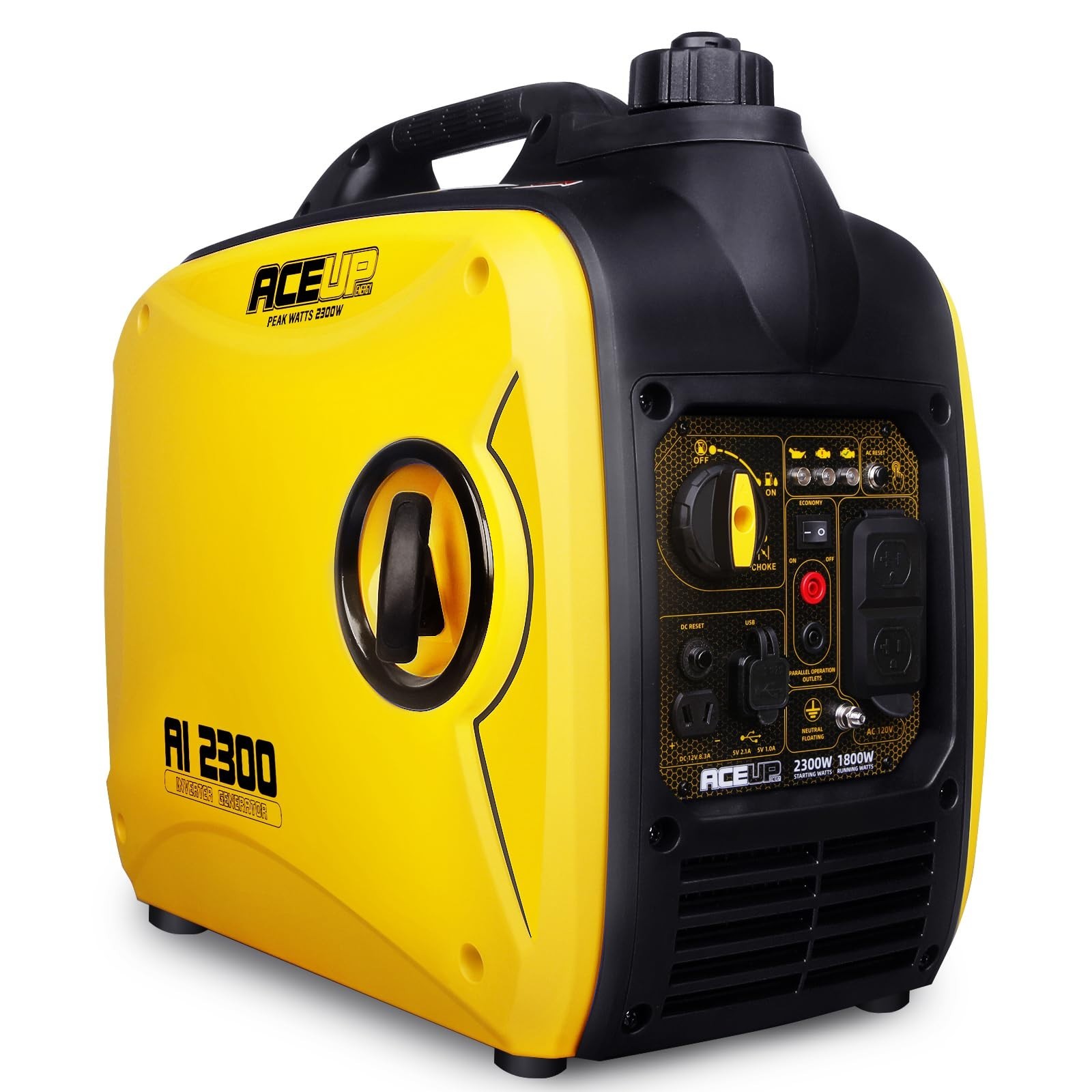 [US Fast Shipping]2300W Portable Quiet Inverter Generator Emergency Aceup Energy