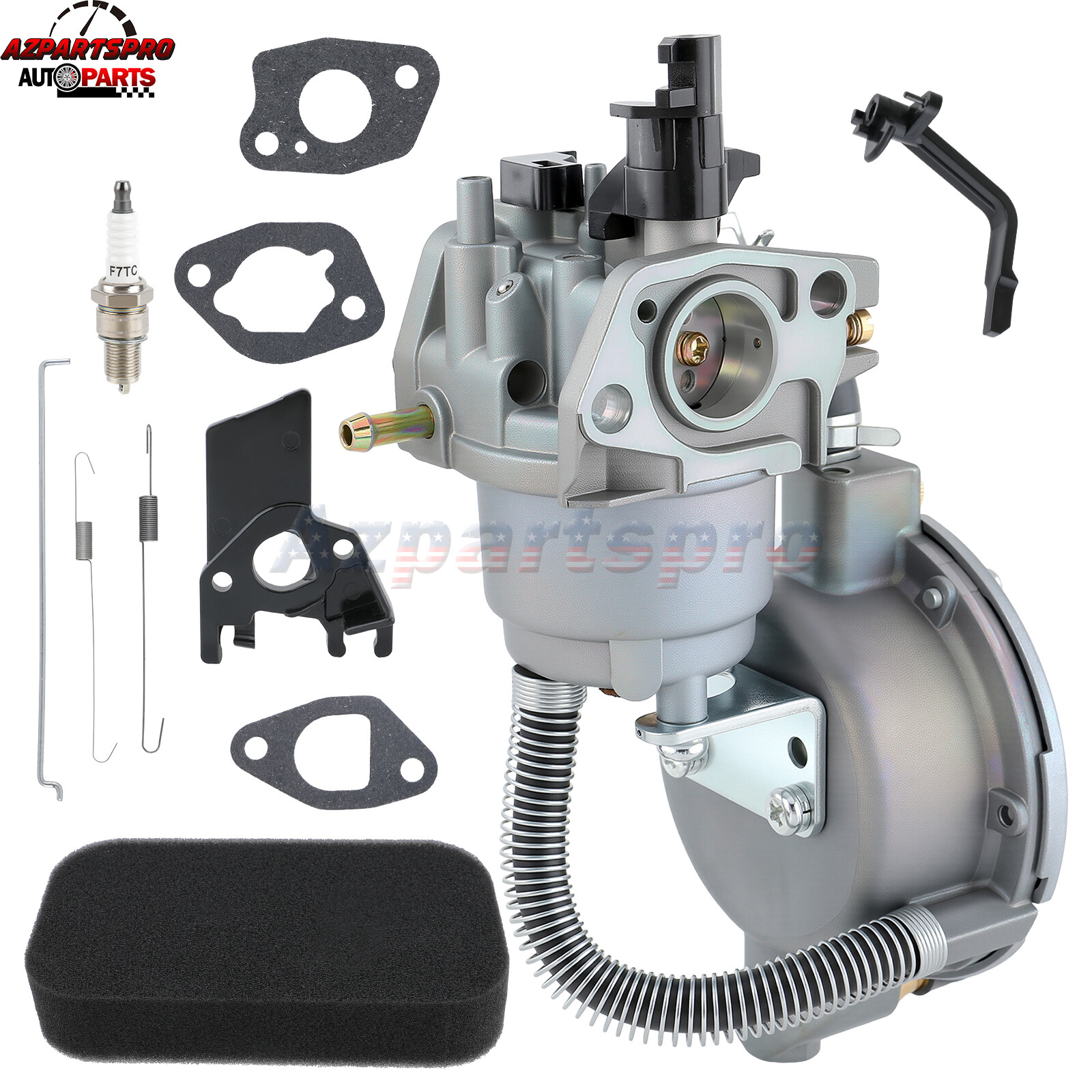 168F 170F 188F 190F Dual Fuel Carburetor Carb LPG NG/ CNG for Generator Propane