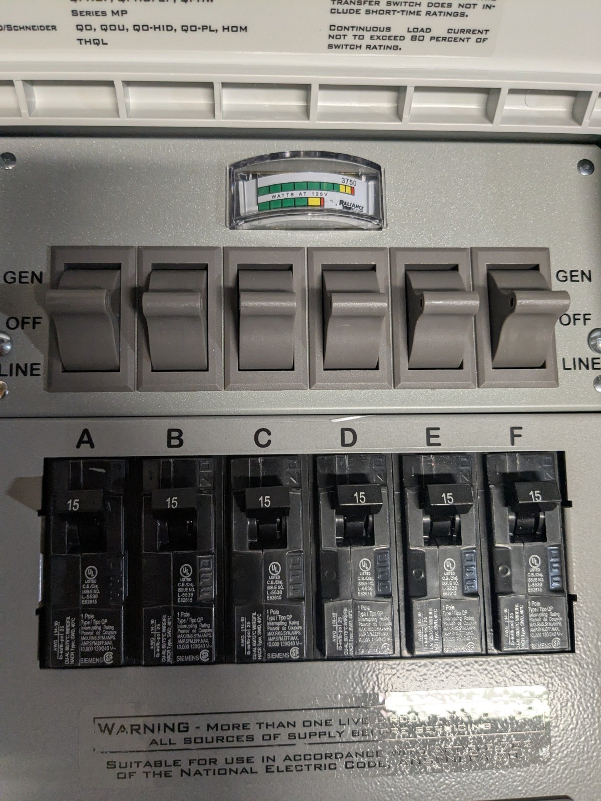 NEW Eco Flow Transfer Switch 306A1