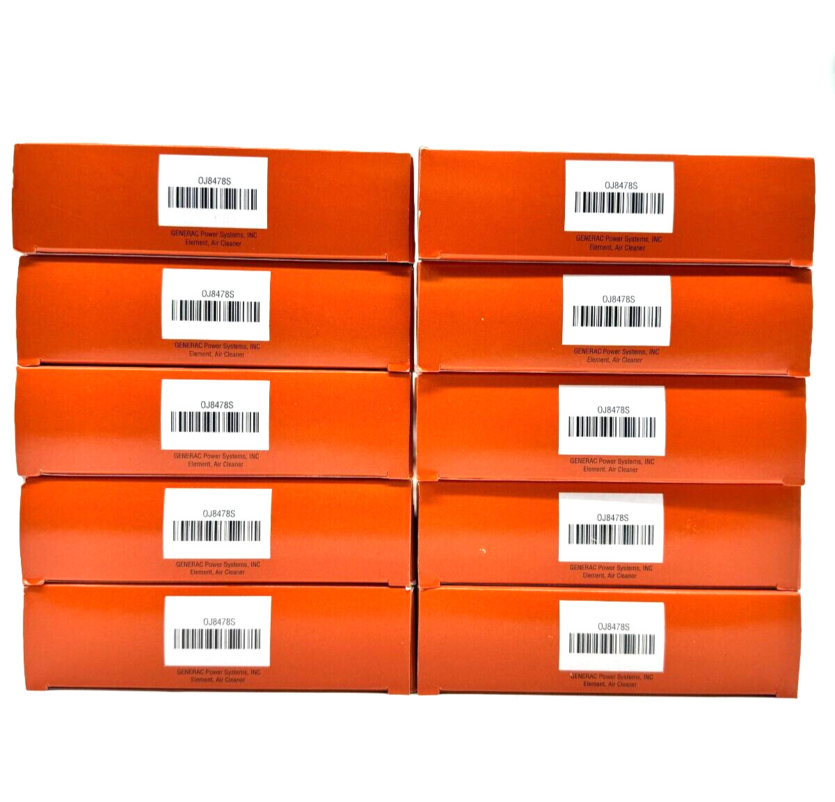 10 Pack Genuine Generac 0J8478S Air Filter For 14kW-22kW Evolution Series 2013+