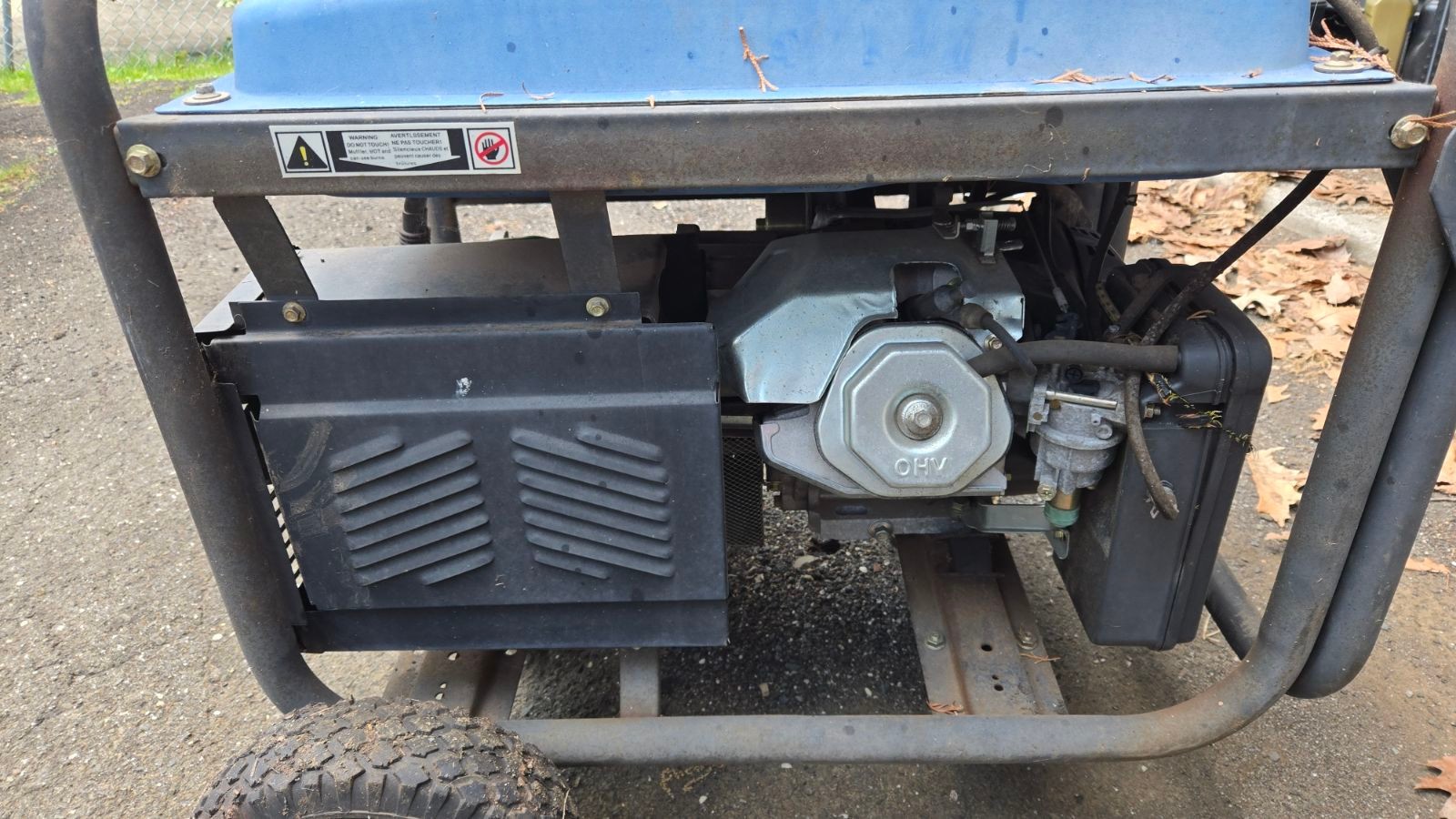 110v and 220v ETQ TG72B12 Portable Generator 8250W Surge / 7250W 14HP engine