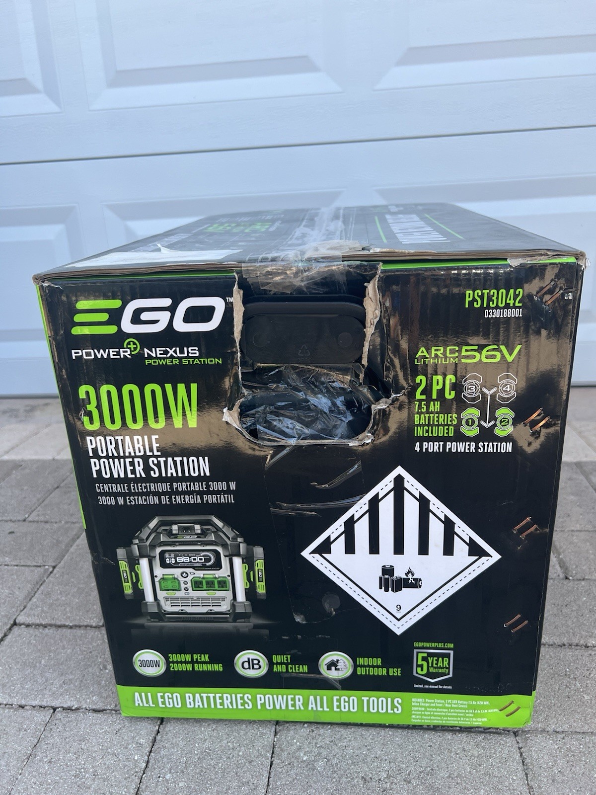 NEW EGO POWER+ Nexus 3000-Watts Peak Portable Power Station w/(2) 7.5 Batteries