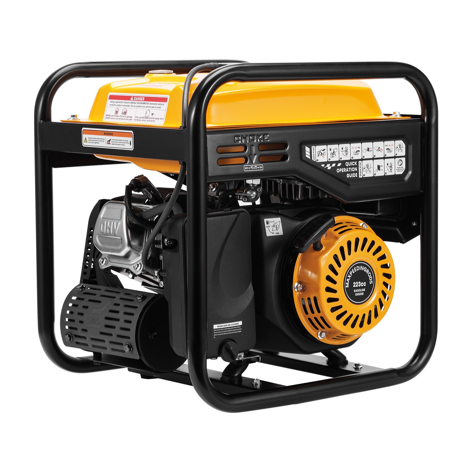 3500 Watt Generators Portable Gasoline Inverter Generator Compact Suitcase RV