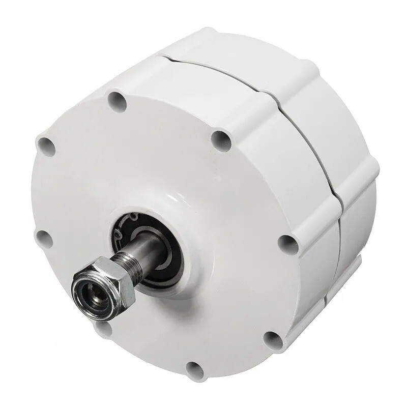 Generator 100W 200W 12V 24V 48V 3 Phase Gearless Permanent Magnet AC Alternator
