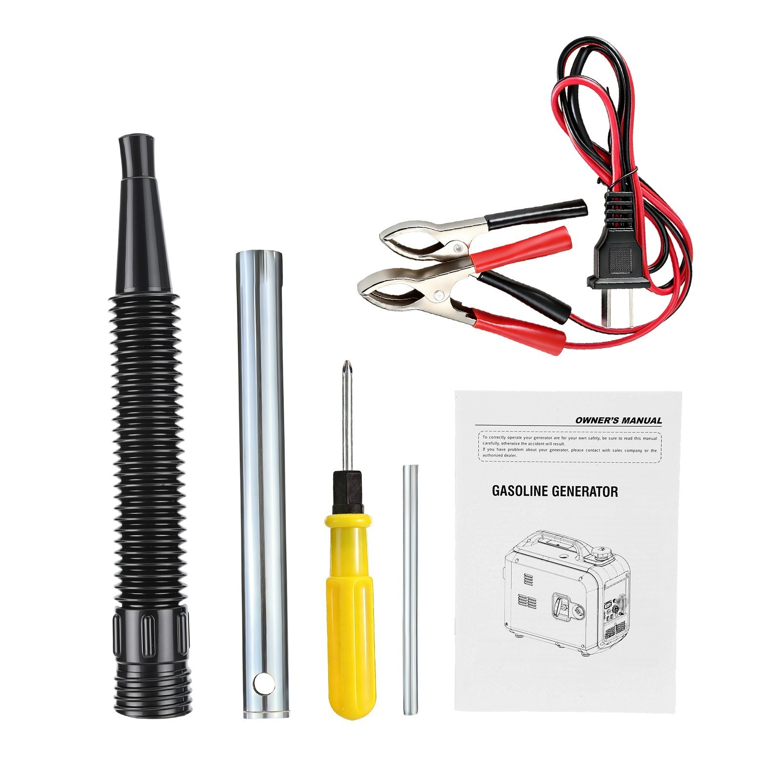 3500W Portable Inverter Generator Gas Powered Quiet for Home Backup Construction