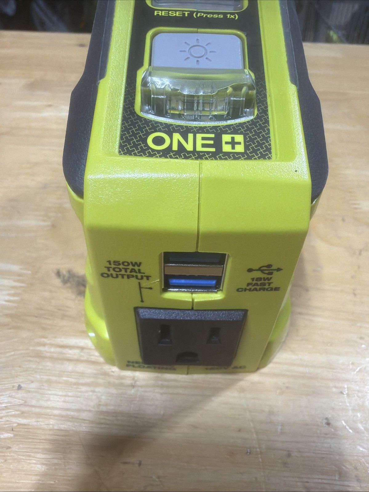 Ryobi RYI150CVNM ONE+ 18V 150 Watt Battery Inverter Tool Only