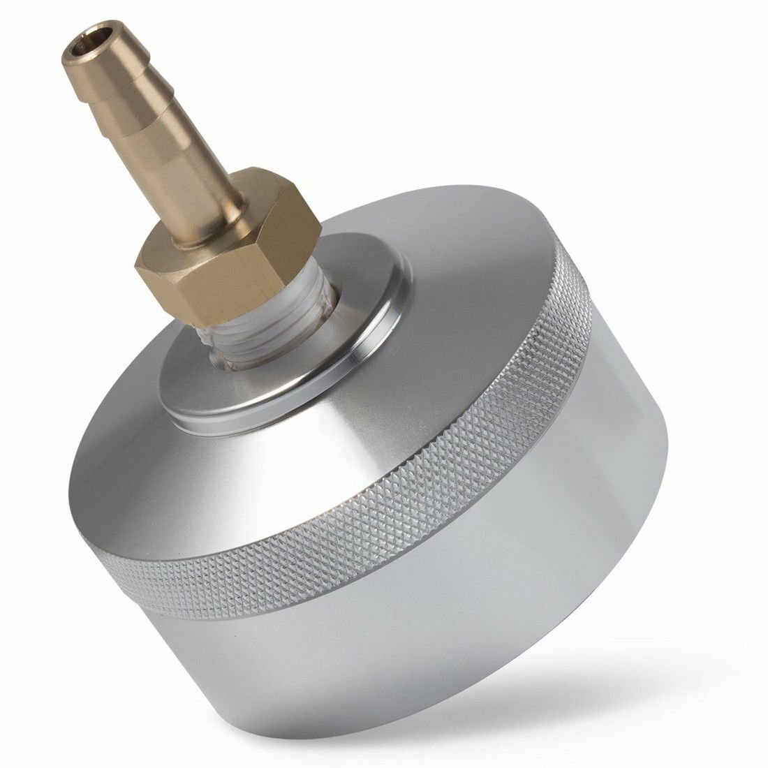Extended Run Gas Cap Adapter & Brass Hose for Yamaha EF2000is EF1000is (Silver)