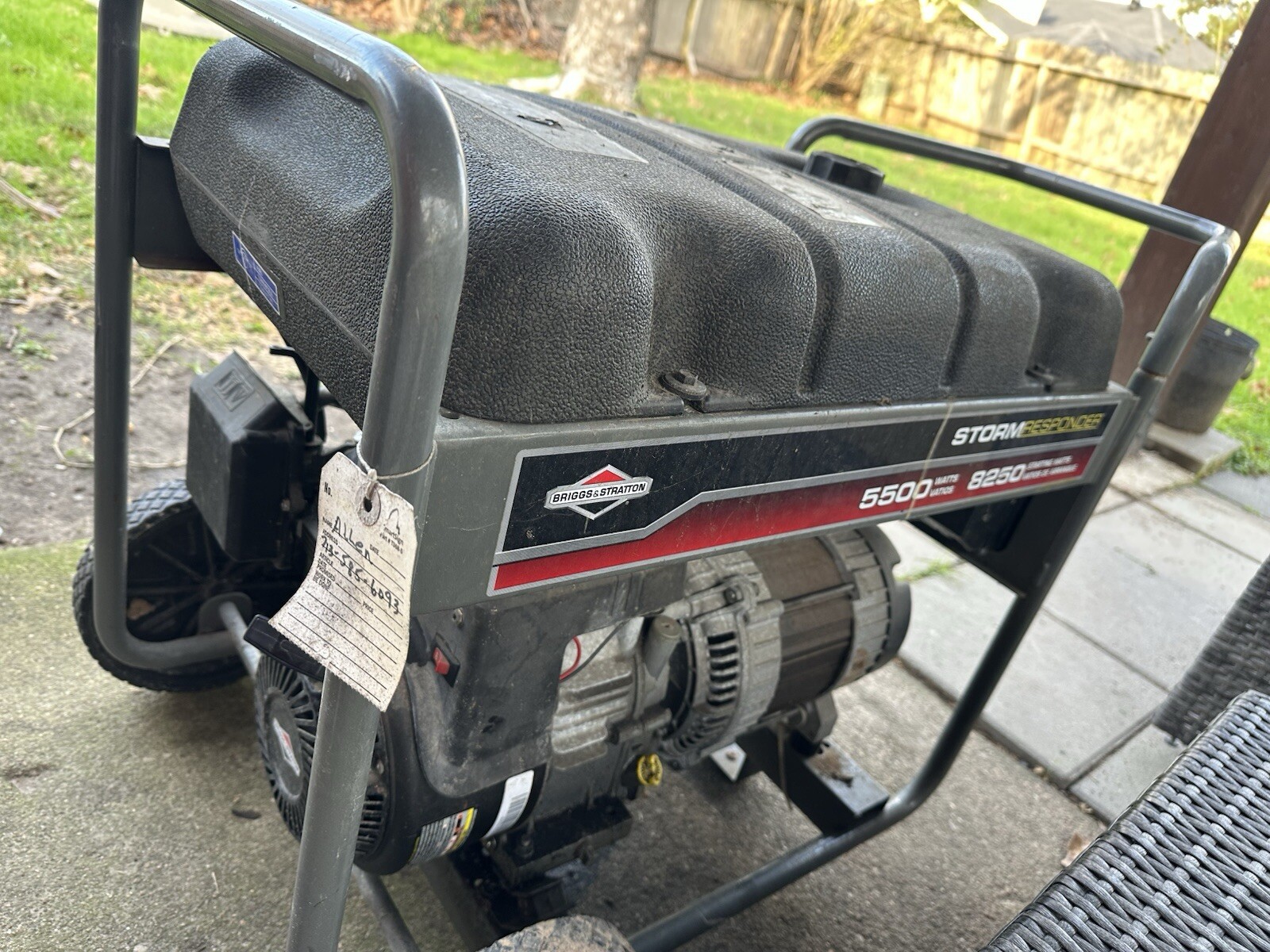 Generator (Running Great) Briggs & Stratton 5500 W