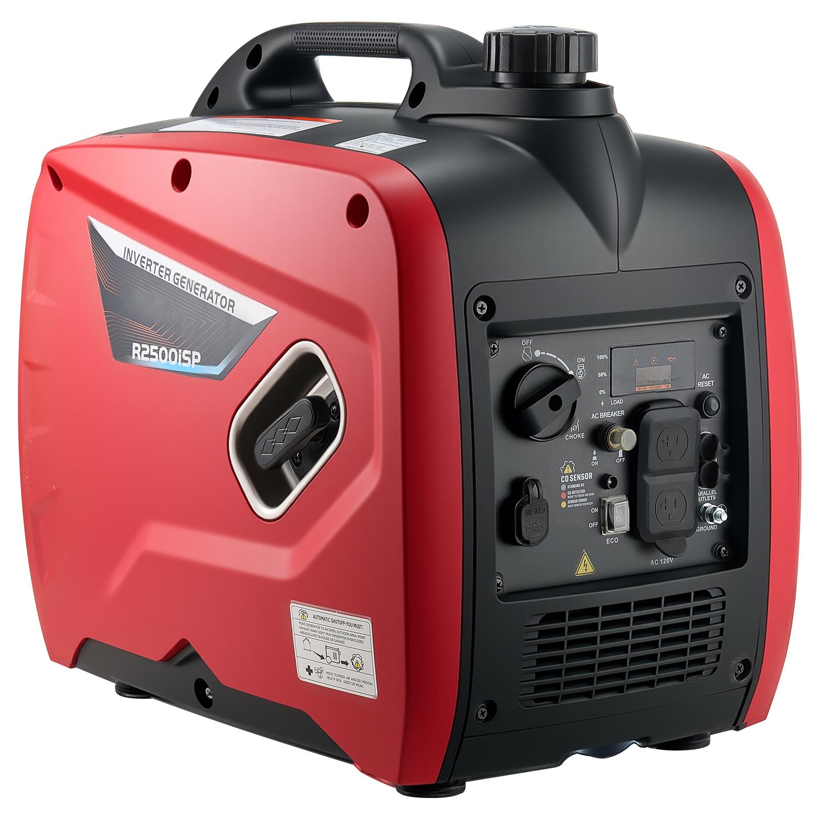 Uimoso 3000W Gas Portable Inverter Generator 122cc 4-Stroke Engine Quiet Run