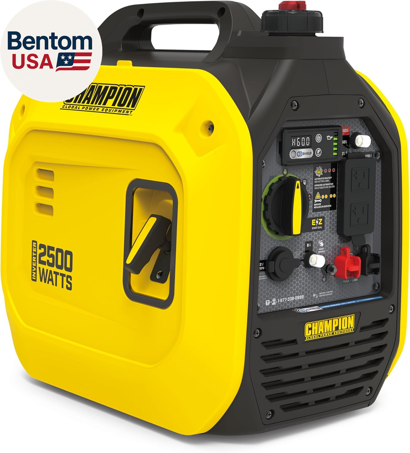 2500-Watt Ultralight Portable Inverter Generator with Quiet Technology and 3 Yea