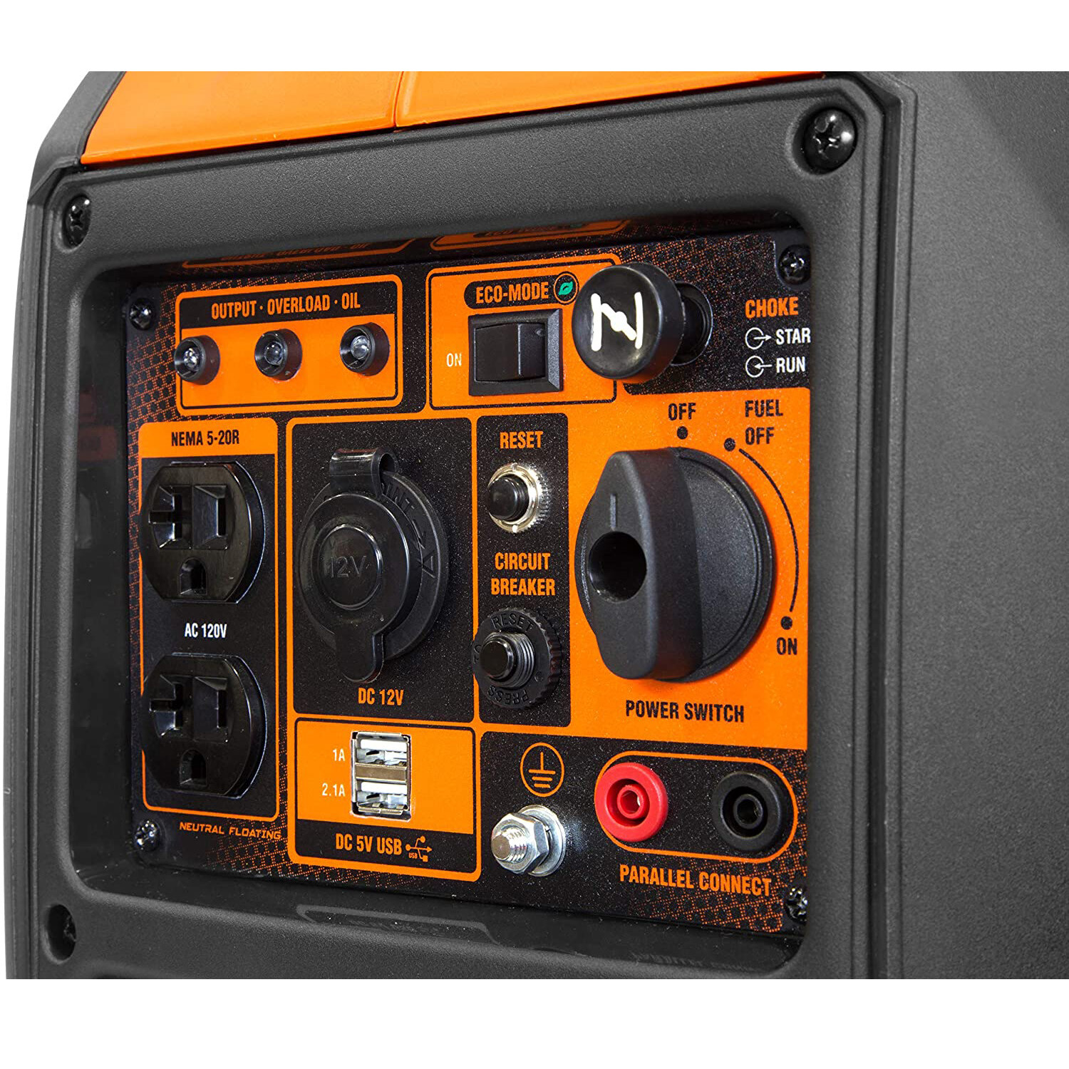 WEN 56235i Super Quiet 2350-Watt Portable Inverter Generator with Fuel Shut Off