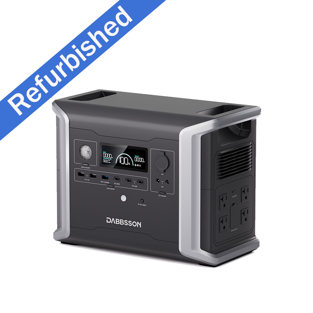 Dabbsson DBS1300 Portable Solar Power Station 1330Wh LiFePO4 Battery Generator