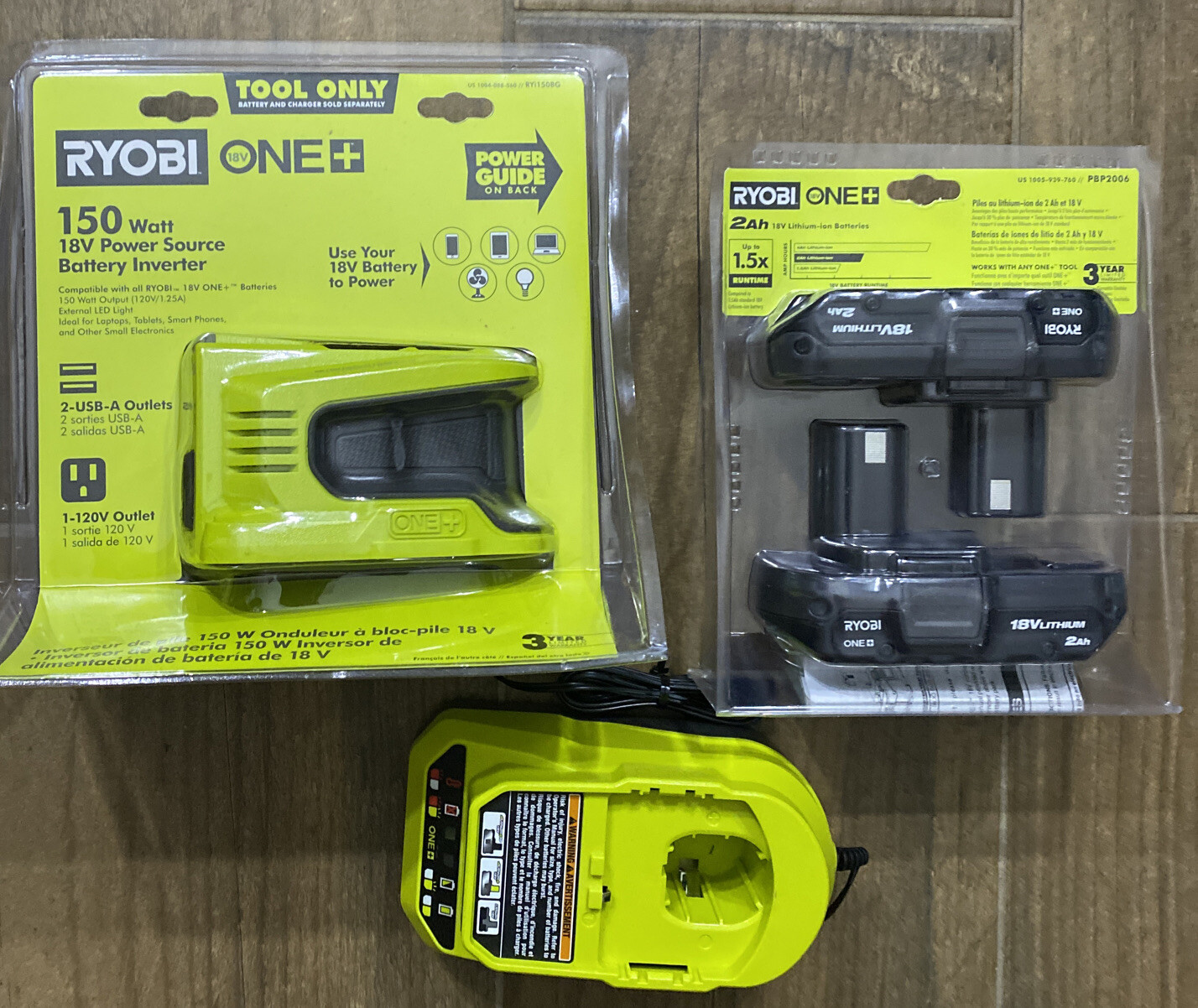 🔥RYOBI RYi150BG 150-Watt Powered Inverter Generator And Batteries/charger🔥