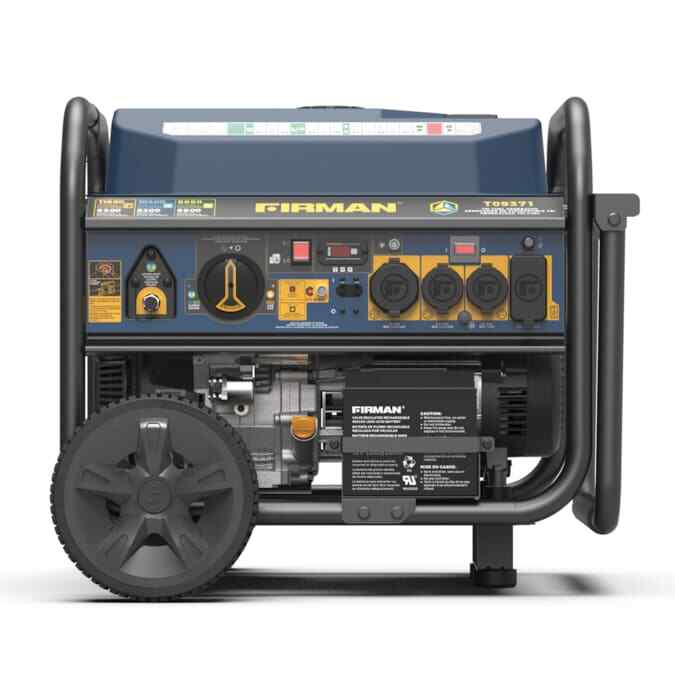 Firman 11,600-W Portable Tri Fuel Powered Generator, Electric Start, CO Sensor