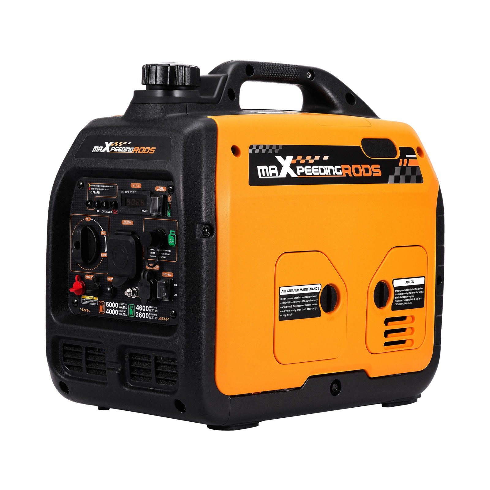 5000W Peak Dual Fuel Inverter Generator – CO Sensor & EPA Certified for Safety