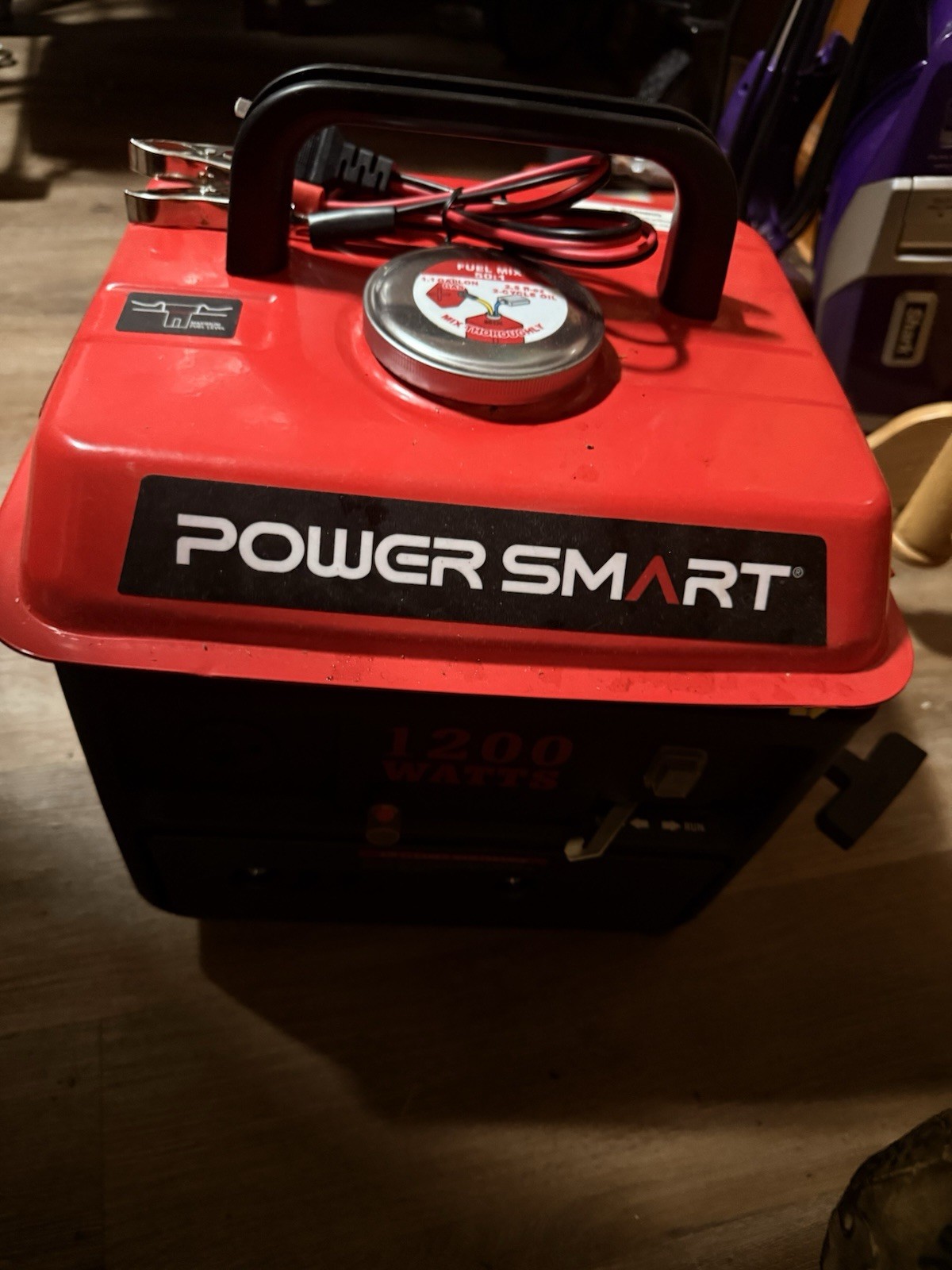 PowerSmart 1,200-W 2-Stroke Portable Gas Powered Generator, Ultra-light Home RV