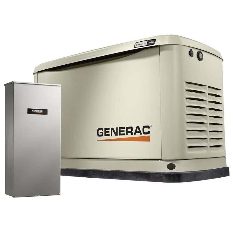 Generac Guardian 22kW Air Cooled Standby Generator w/200 amp Switch #70431