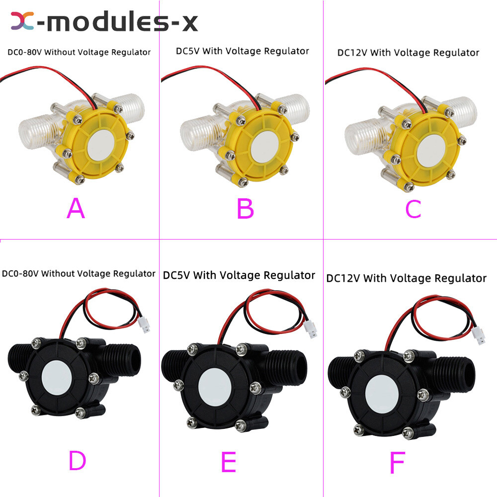 Water Flow Pump Micro Hydro Generator Turbine Flow Hydraulic Power Energy New