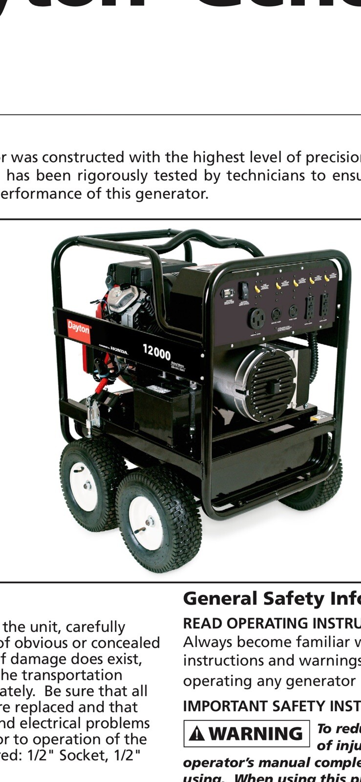 Dayton Generator