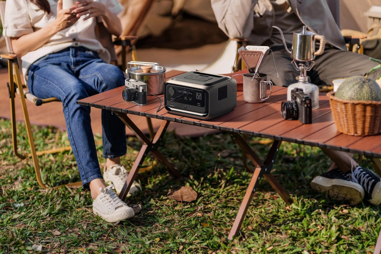 EcoFlow River 3 Plus Wireless Portable Power Station & Two RAPID 5000 Power Bank