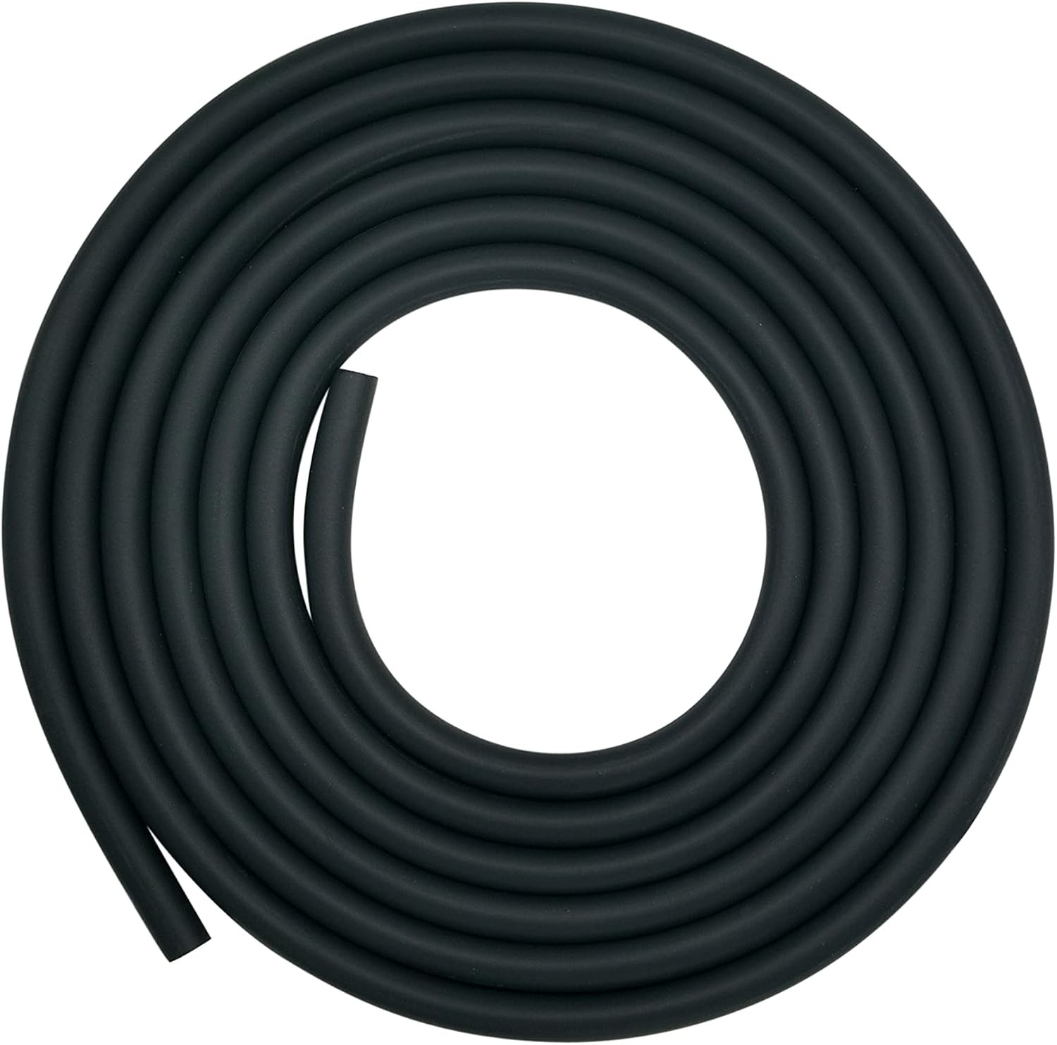 YAMAKATO 10ft 1/4in ID Fuel Line Hose with 20 Clamps Rubber