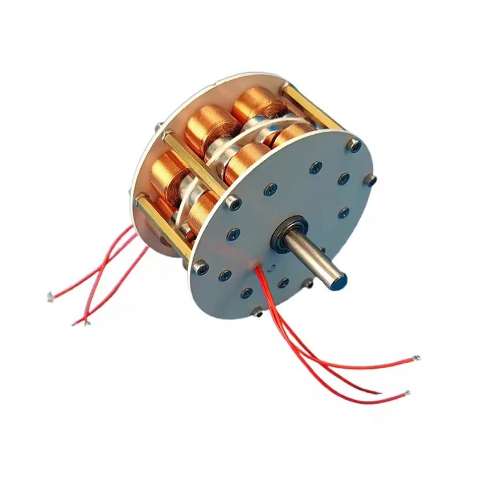 Double-Layer Disc Type Iron Core Generator Permanent Magnet Brushless Generators