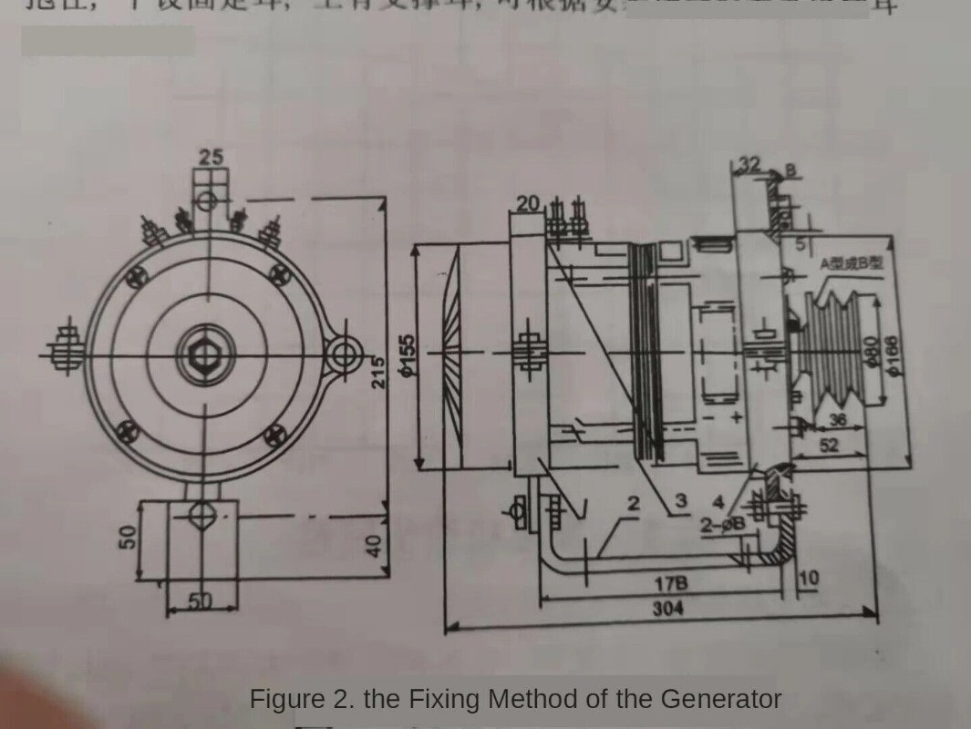24V-36V Silicon Rectifier Brushless DC Generator for Marine Vehicle 1KW