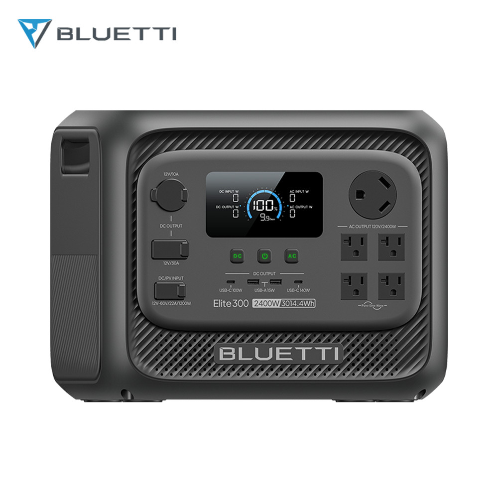 BLUETTI Elite 300 3014Wh Portable Power Station Generator for Camping RV Backup