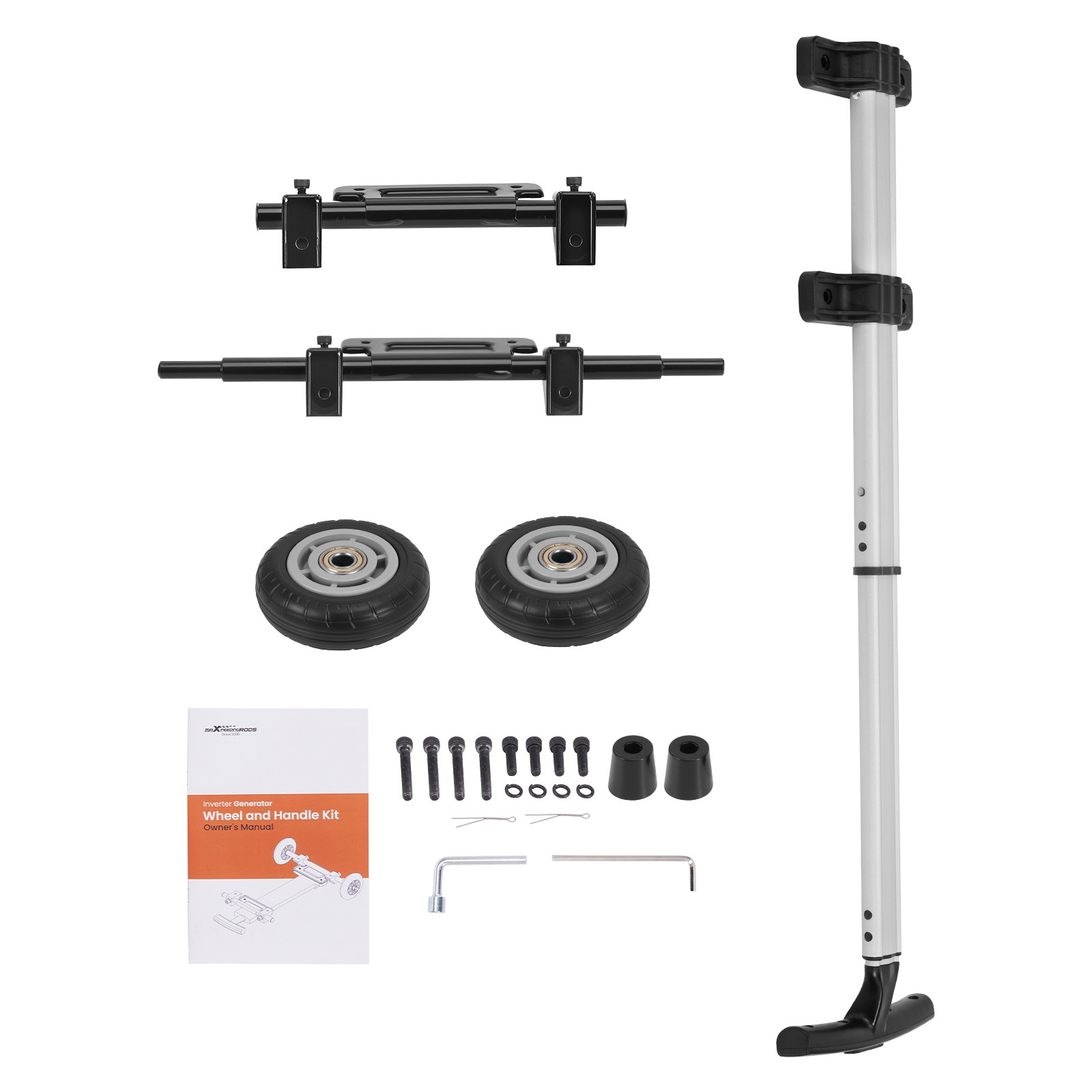 Durable Plastic Wheel Kit w/ Axle for Camping MXR2300 MXR3800 MXR4000 MXR5000DF