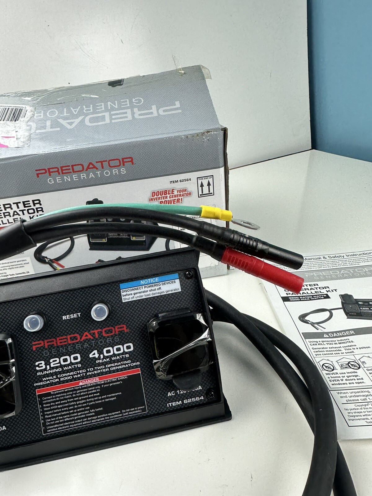 RV Ready 30A Parallel Kit For Predator 2000 Or 1600 Inverter Generator