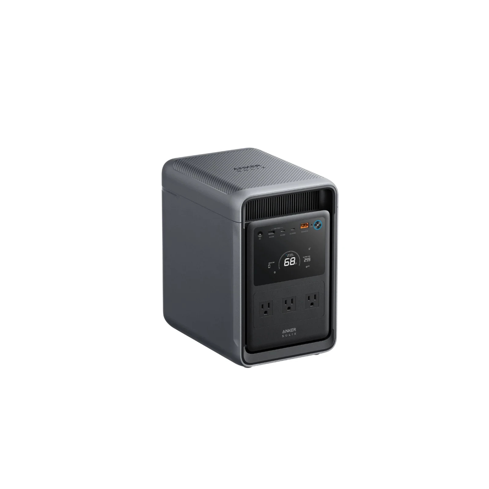 Anker Solix S2000 Gray 2010Wh Portable Home Backup Power Station – Set of 2