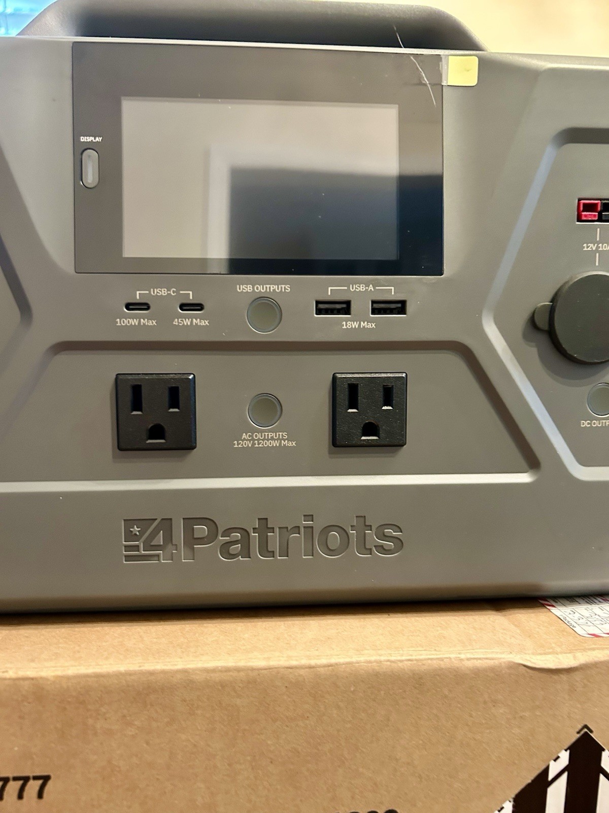 4Patriots Patriot Power Generator 1200 Portable