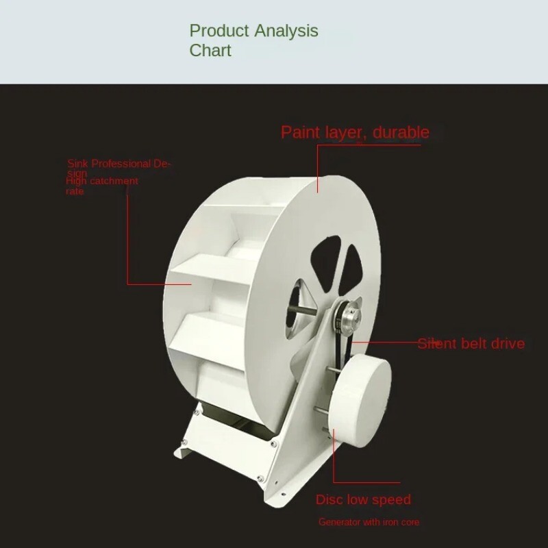 Hydrogenerator Low-speed Disk Power Generator Outdoor Wind and Water Turbines