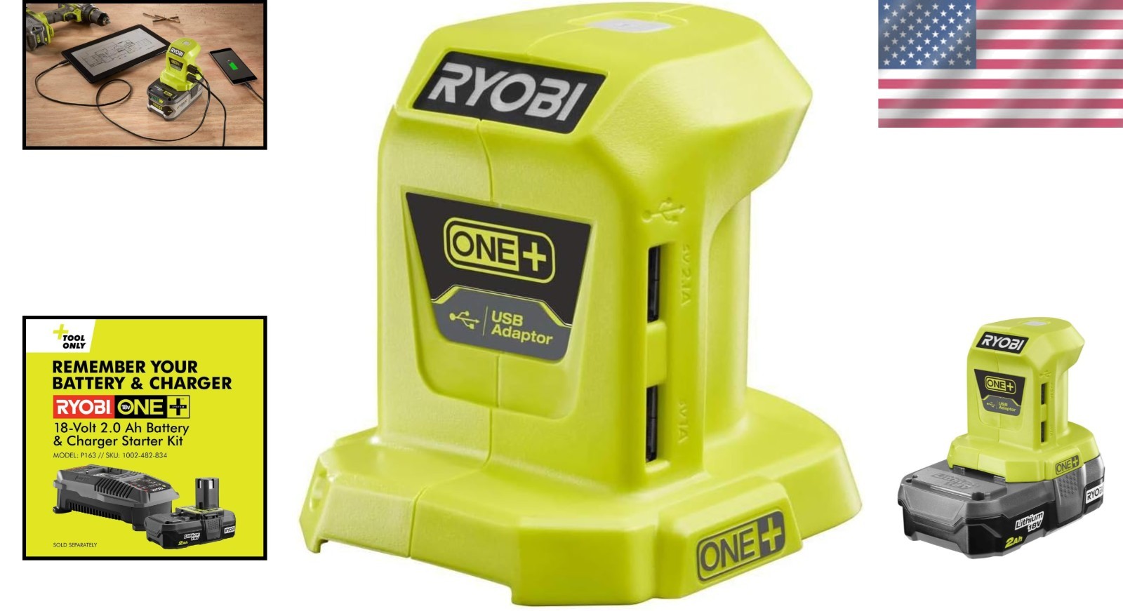 ONEAND 18V Lithium-Ion Power Source – Lightweight, Rechargeable Emergency Backup