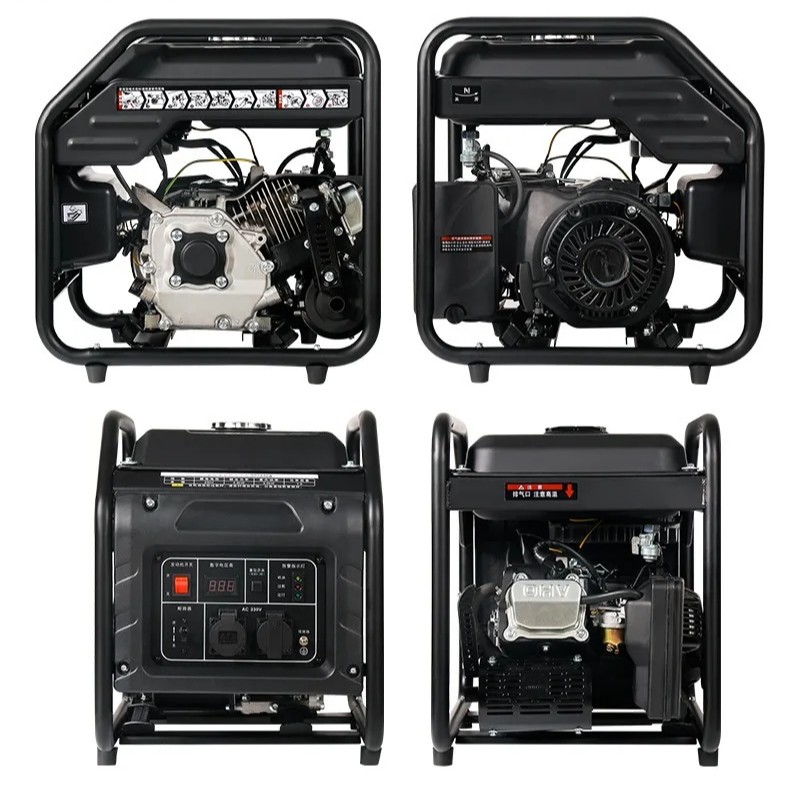 Gasoline Generator Set Variable Frequency Generator 3/4/5 KW Single Phase 230 V