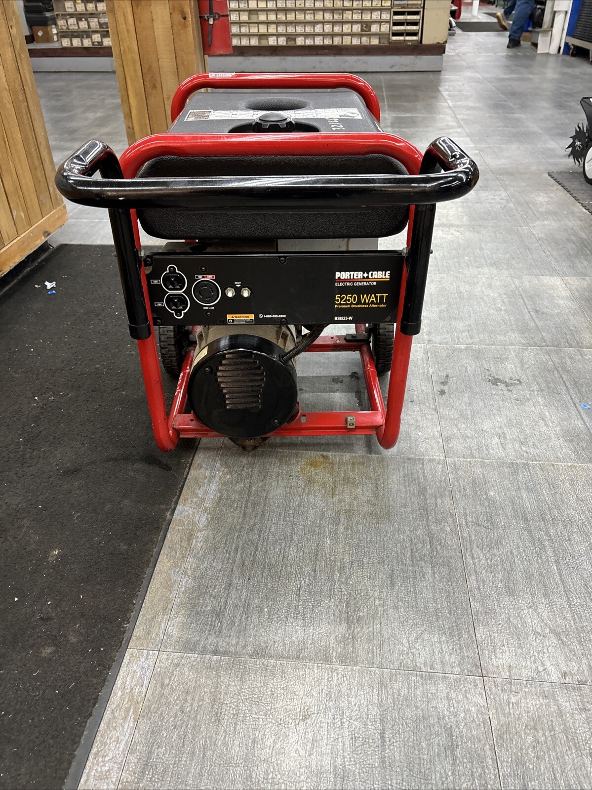 Porter Cable 5250 Watt Portable Generator, Gas Powered, Recoil Start